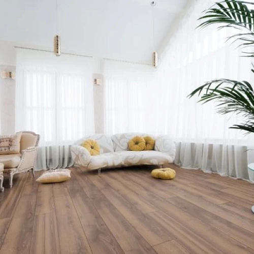 ДУБ ГОРНЫЙ КОРИЧНЕВЫЙ ЛАМИНАТ  KRONOTEX  MAMMUT ламинат для пола